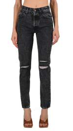 Kelly Black Pearl Ripped Τζιν