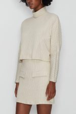 NR Lily Πλεκτή Φούστα - Image 2