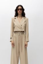 Sandra Κοντό Σακάκι - Μπεζ