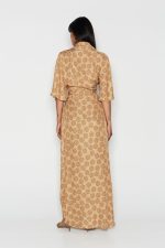 NR Coralia Wrap Φόρεμα - Χρυσό - Image 5