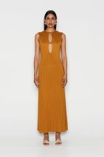 NR Temptation Knit Φόρεμα - Ανοιχτό Καφέ