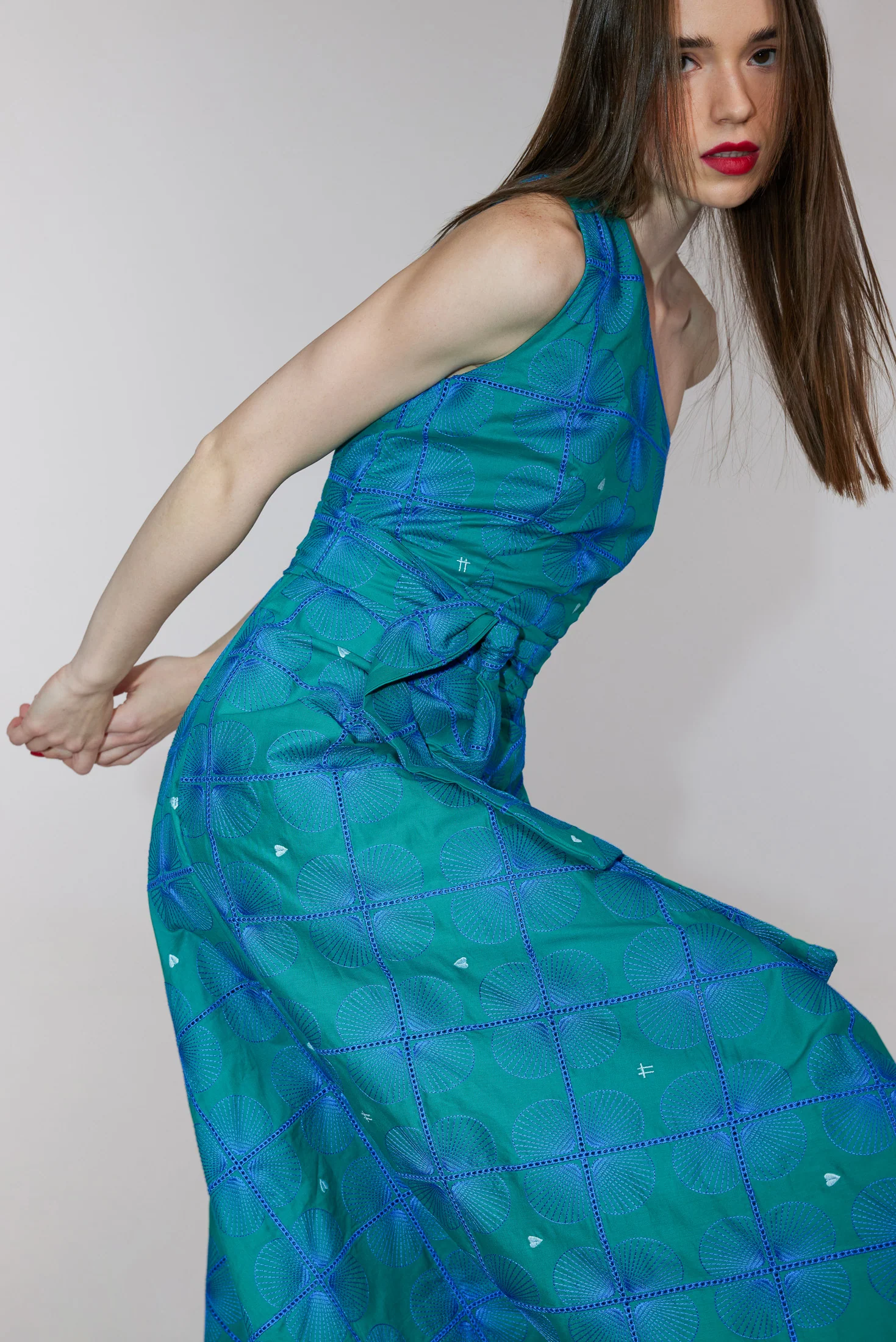 Hemithea2967_3000x Calliroe Φόρεμα -Πράσινο - Image 1