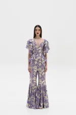 Ioli Flare Παντελόνι - Λιλά