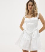 Emmanouela Φόρεμα - Λευκό - Image 4