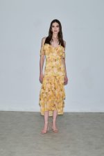 Apryl Φόρεμα - Κίτρινο Λουλούδια