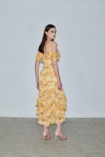 Apryl Φόρεμα - Κίτρινο Λουλούδια - Image 2