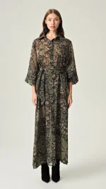 Golden Twilight Shirtdress