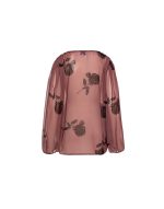 Thelma Μπλούζα - Nude/Μπορντό Peonies - Image 2