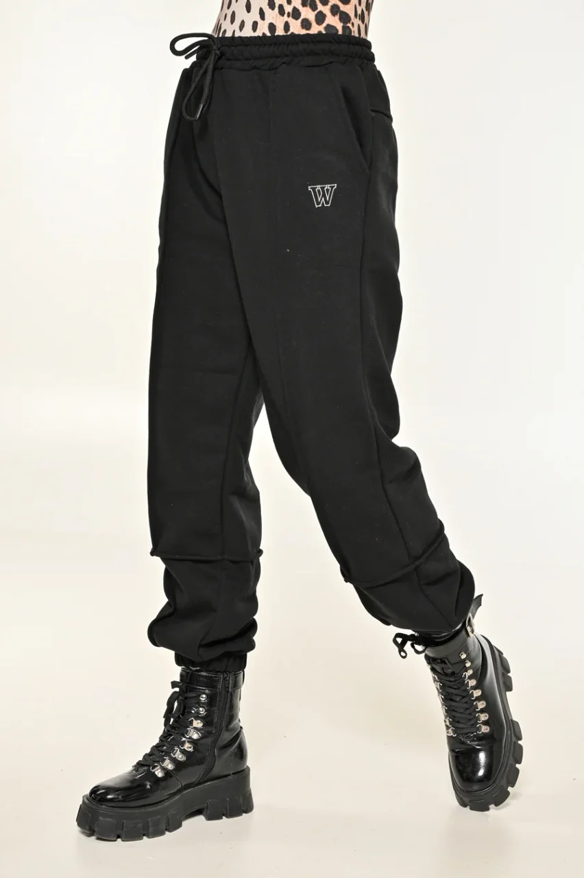 NTS_9148 Basic Jogger Παντελόνι - Μαύρο/Μόκα - Image 1