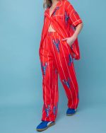 Lob Παντελόνι - Κόκκινο - Image 4