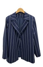 Σακάκι Ριγέ - Σκούρο Μπλε