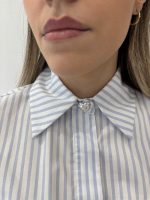 Πουκάμισο Ριγέ - Σιελ - Image 4