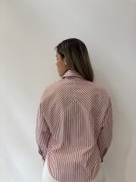Ριγέ Πουκάμισο - Ροζ - Image 4