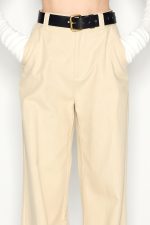 NR Desert Wide Leg Trousers - Μπεζ - Image 4