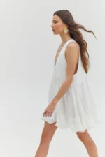 Gabriela Φόρεμα - Λευκό - Image 5