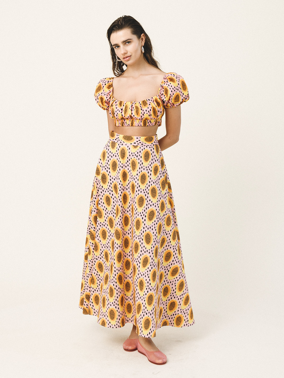 Love-And-Alicia-SS25-PT2-973 Zury Midi Φούστα - Πολύχρωμο - Image 1