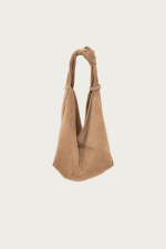 VK Beige Suede Shoulder Bag - Image 2