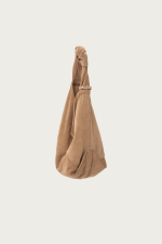 VK Beige Suede Shoulder Bag