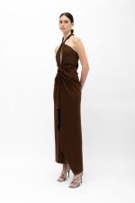 Canela Φόρεμα - Καφέ - Image 4