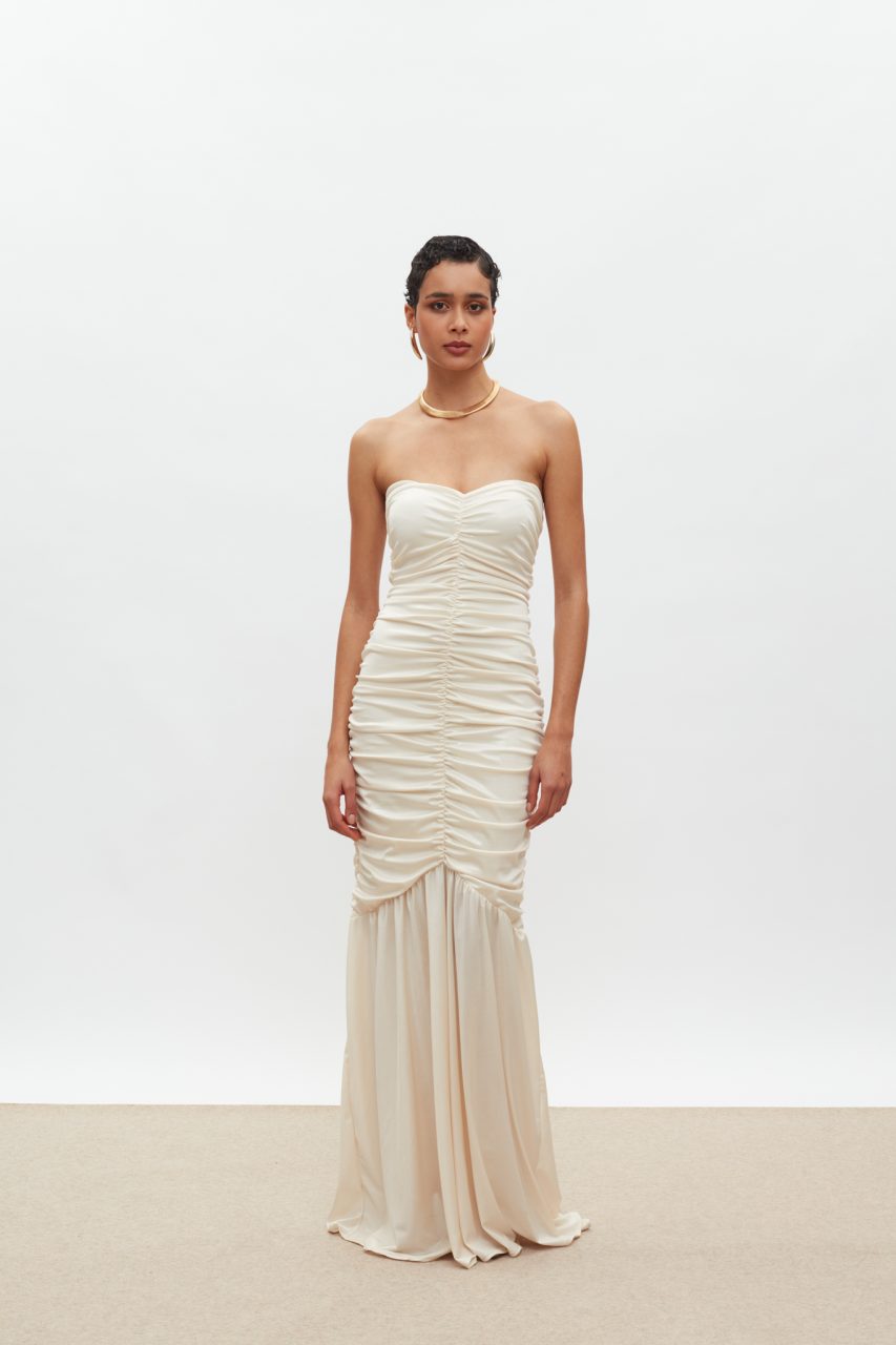 WEB_MIXMATCH_SS252508 Veronica Φόρεμα - Ivory - Image 1