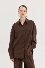 Martha Pants - Brown plaid - Image 2