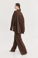 Martha Pants - Brown plaid - Image 7