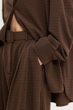 Martha Pants - Brown plaid - Image 6