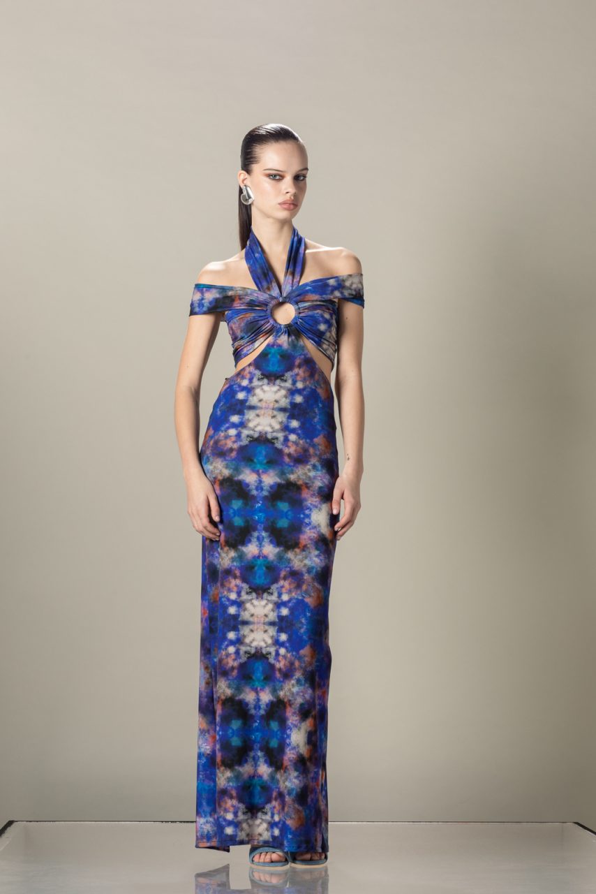 0233c346-ea72-484c-bed0-96bf293bf8e8 Daphne Φόρεμα - Μπλε - Image 1