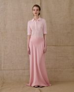 VK Pink Polo Knitted T-Shirt - Image 2