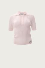 VK Pink Polo Knitted T-Shirt