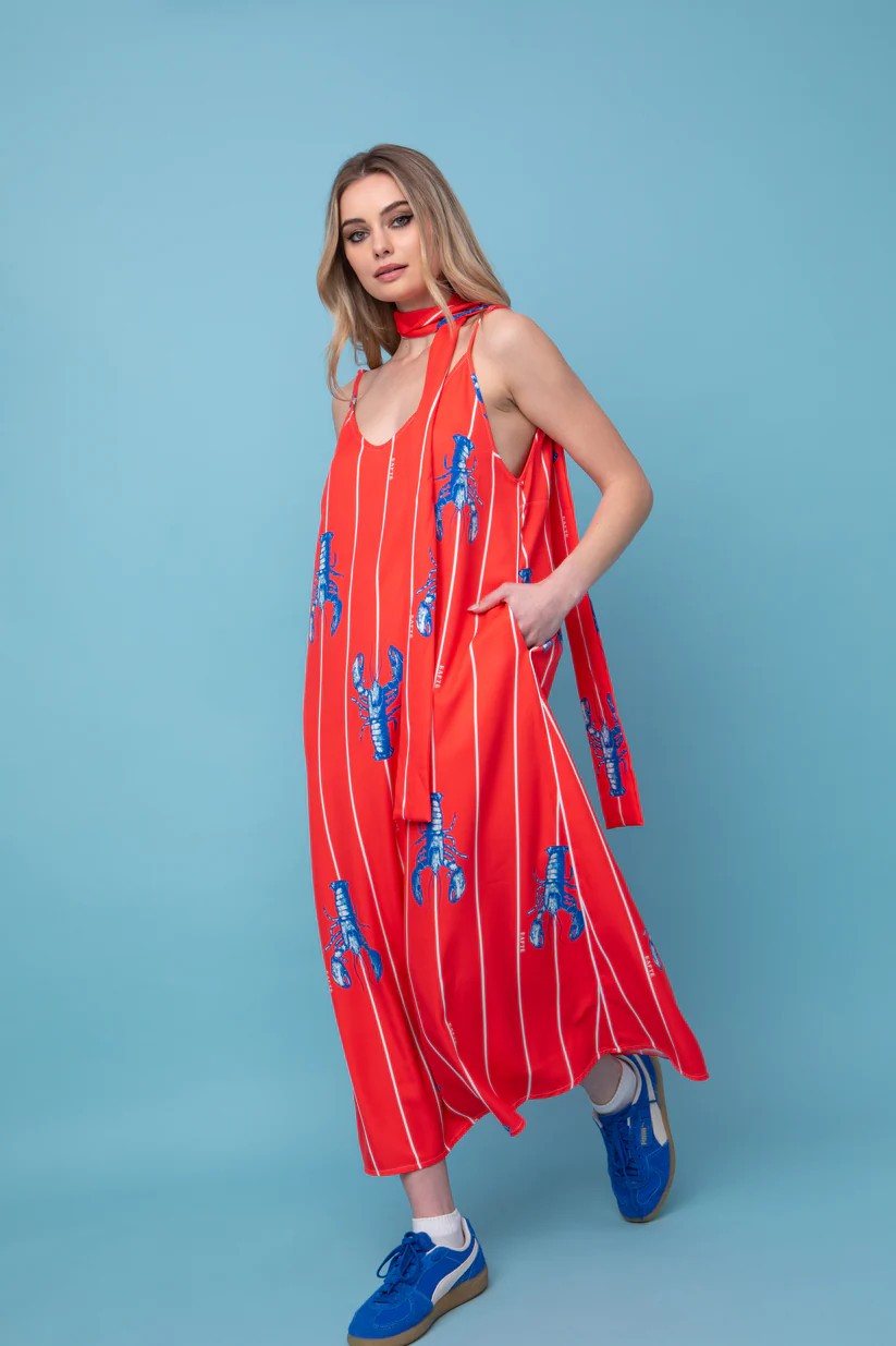 EAFTE LYA LOB DRESS Lya Lob Φόρεμα - Κόκκινο - Image 1