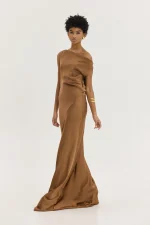 Gold Φόρεμα - Chocolate - Image 3