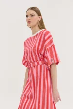 Bronx Φόρεμα - Pink Stripes - Image 2
