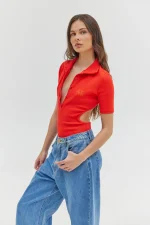 Rocio Τοπ/Κορμάκι - Watermelon Red - Image 3