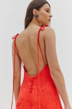 Celeste Φόρεμα - Watermelon Red - Image 4