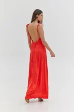 Celeste Φόρεμα - Watermelon Red - Image 6