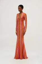 Juanita Φόρεμα - Πορτοκαλί - Image 5