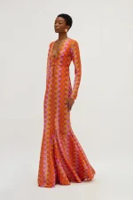 Juanita Φόρεμα - Πορτοκαλί - Image 3