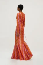 Juanita Φόρεμα - Πορτοκαλί - Image 2