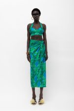 Amal Τοπ - Green Blue Print - Image 3