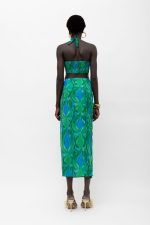 Amal Τοπ - Green Blue Print - Image 2