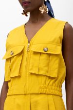 Nia Γιλέκο - Κίτρινο - Image 2