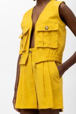 Nia Γιλέκο - Κίτρινο - Image 4