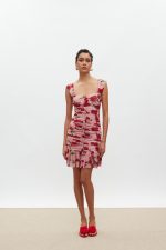 Layla Mini Φόρεμα - Pink/Red Orchids