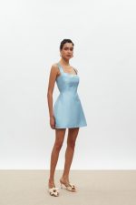 Vasiliki Mini Φόρεμα - Baby Blue - Image 4