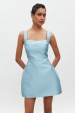 Vasiliki Mini Φόρεμα - Baby Blue - Image 3