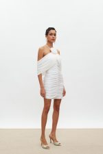 Mirella Mini Φόρεμα - Λευκό - Image 3