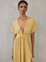 Beatrice Φόρεμα - Warm Ochre - Image 3