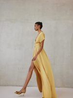 Beatrice Φόρεμα - Warm Ochre - Image 4