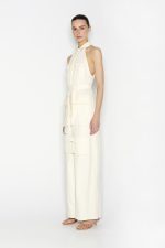 NR Palm Jumpsuit - Εκρού - Image 4